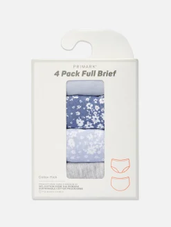 Culotte|Primark Lot De 4 Culottes Assorties Bleu