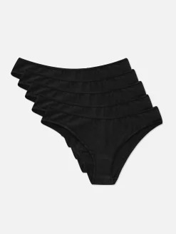Culotte|Primark Lot De 5 Culottes Brésiliennes Essential Noir