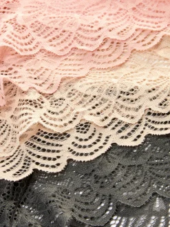 Culotte|Primark Lot De 3 Culottes Brésiliennes En Dentelle Naturel