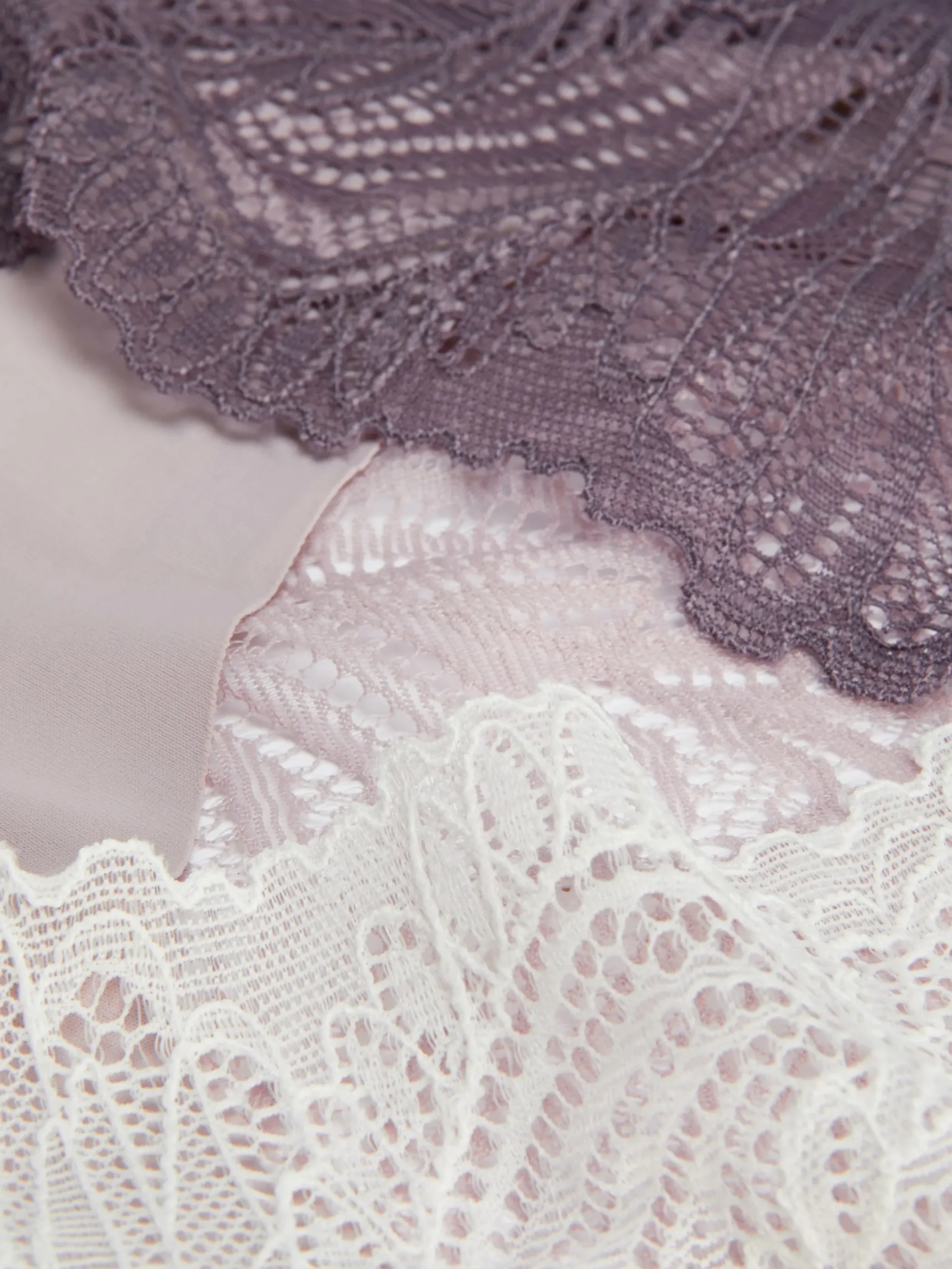 Culotte|Primark Lot De 3 Culottes Brésiliennes Invisibles à Dos En Dentelle Lilas