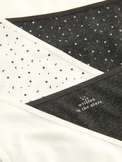 Culotte|Primark Lot De 5 Culottes Brésiliennes à Motifs Variés Anthracite