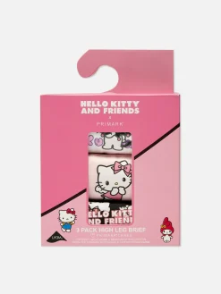 Culotte|Primark Lot De 3 Culottes échancrées Hello Kitty Rose
