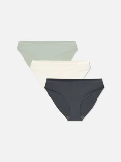 Culotte|Primark Lot De 3 Culottes Confortables Invisibles Vert