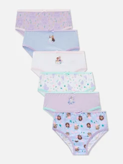 Sous-Vêtement|Primark Lot De 6 Culottes Disney La Reine Des Neiges Multicolore