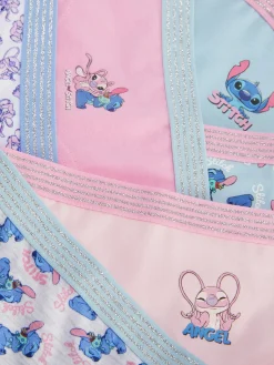 Sous-Vêtement|Primark Lot De 6 Culottes Disney Stitch Bleu