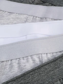 Sous-Vêtements|Primark Lot De 5 Culottes En Modal Gris