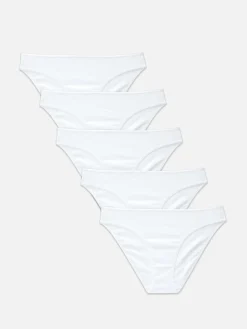 Culotte|Primark Lot De 5 Culottes Essential Blanc