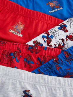 Sous-Vêtement|Primark Lot De 6 Culottes Marvel Spider-Man Multicolore