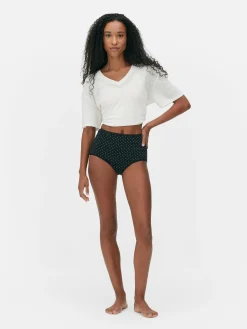 Culotte|Primark Lot De 3 Culottes Menstruelles Taille Haute Gris chiné