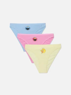 Culotte|Primark Lot De 3 Culottes Personnage Sesame Street Jaune