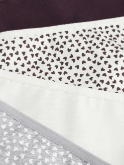 Culotte|Primark Lot De 4 Culottes Pour Tous Les Jours Prune