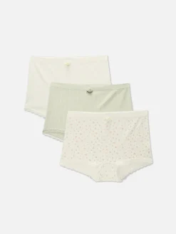 Culotte|Primark Lot De 3 Culottes Taille Haute Sans Coutures Rose clair