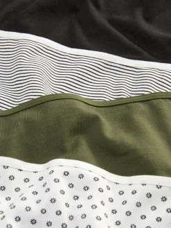 Culotte|Primark Lot De 4 Culottes Tendance Pour Tous Les Jours Vert