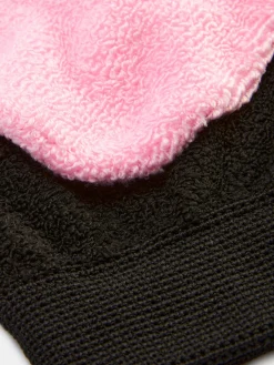 Accessoires De Soins|Primark Lot De 2 Gants Démaquillants Noir