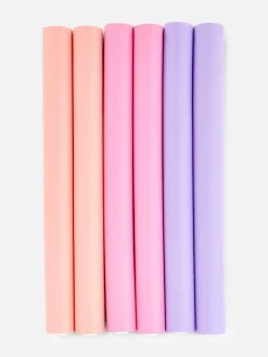 Coiffure|Primark Lot De 6 Grands Bigoudis Flexibles Multicolore