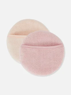 Accessoires De Soins|Primark Lot De 2 Grands Disques Nettoyants Réutilisables Pêche