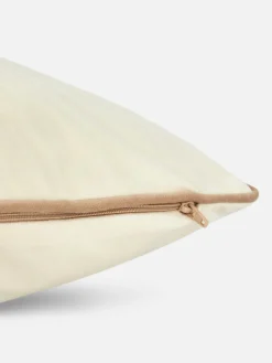 Coussins Et Housses De Coussins|Primark Lot De 2 Housses De Coussin En Velours Naturel