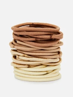 Accessoires Cheveux|Primark Lot De 60 élastiques à Cheveux Jaune