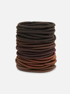 Accessoires Cheveux|Primark Lot De 60 élastiques à Cheveux Marron