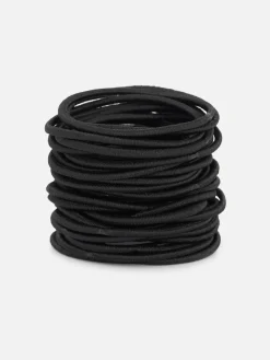 Accessoires Cheveux|Primark Lot De 60 élastiques Fins à Cheveux Noir