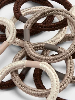 Accessoires Cheveux|Primark Lot De 12 élastiques épais Pour Cheveux Multicolore