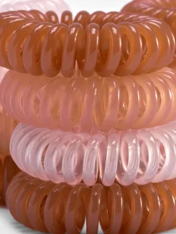 Accessoires Cheveux|Primark Lot De 12 élastiques Pour Cheveux En Spirale Transparent