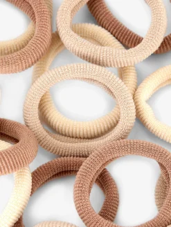 Accessoires Cheveux|Primark Lot De 20 élastiques Pour Cheveux En Tissu Côtelé Jaune