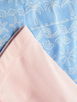 Pantalons Et Leggings|Primark Lot De 2 Leggings à Motifs Variés Bleu