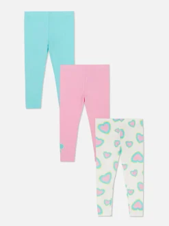 Pantalons Et Leggings|Primark Lot De 3 Leggings à Motifs Variés Multicolore