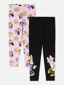 Bas De Jogging|Primark Lot De 2 Leggings Disney Minnie Mouse Et Ses Amis Multicolore