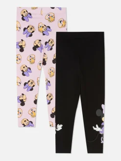 Bas De Jogging|Primark Lot De 2 Leggings Disney Minnie Mouse Et Ses Amis Multicolore
