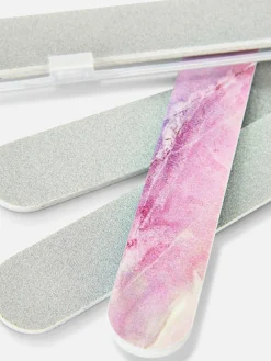 Soins Des Ongles|Primark Lot De 4 Limes à Ongles Et étuis Multicolore