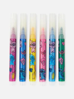 Loisirs Creatifs|Primark Lot De 6 Marqueurs à Paillettes Disney Lilo & Stitch Multicolore