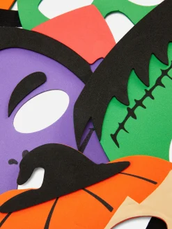 Déguisements Halloween Pour Enfants|Tout Halloween|Primark Lot De 4 Masques D'Halloween Multicolore