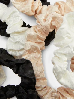 Accessoires Cheveux|Primark Lot De 6 Mini Chouchous Texturés Multicolore