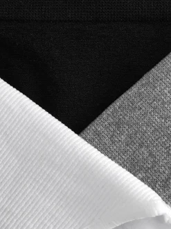 Culotte|Primark Lot De 3 Mini Culottes Sans Couture Essential Noir/Blanc