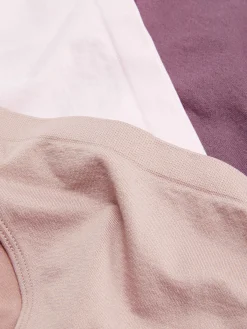 Culotte|Primark Lot De 3 Mini Culottes Sans Couture Rose clair