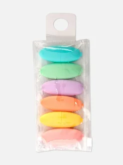 Crayons De Couleur|Primark Lot De 6 Mini Surligneurs Multicolore
