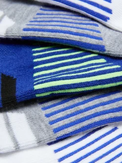 Chaussettes|Vêtements De Sport|Primark Lot De 5 Paires De Chaussettes De Sport à Rayures Blanc