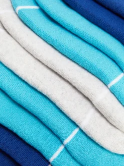 Chaussettes|Primark Lot De 5 Paires De Chaussettes De Sport En Tissu-éponge Bleu