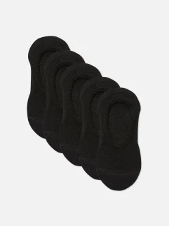Chaussettes|Primark Lot De 5 Paires De Chaussettes De Sport Noir