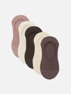 Chaussettes|Primark Lot De 5 Paires De Chaussettes De Sport Rose poudré