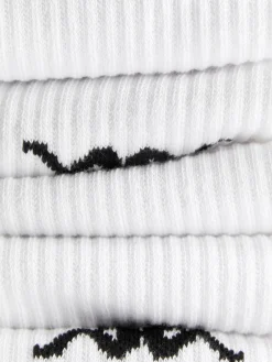 Chaussettes|Primark Lot De 3 Paires De Chaussettes Côtelées Kappa X Blanc