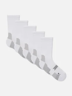 Chaussettes|Vêtements De Sport|Primark Lot De 5 Paires De Chaussettes Performance Blanc