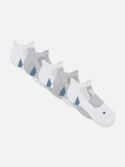 Chaussettes|Vêtements De Sport|Primark Lot De 5 Paires De Chaussettes Pour Baskets Performance Blanc