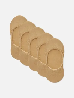 Chaussettes|Primark Lot De 5 Paires De Chaussettes Invisibles Noir