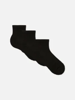 Chaussettes|Primark Lot De 3 Paires De Chaussettes à Contrefort Matelassé Noir