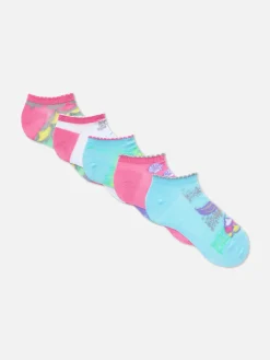 Chaussettes Et Collants|Primark Lot De 5 Paires De Chaussettes à Motifs Sirène Variés Multicolore