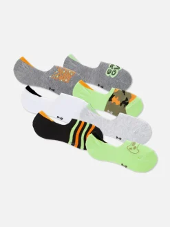 Chaussettes|Primark Lot De 7 Paires De Chaussettes Invisibles Citron vert