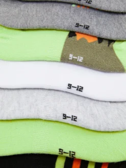 Chaussettes|Primark Lot De 7 Paires De Chaussettes Invisibles Citron vert